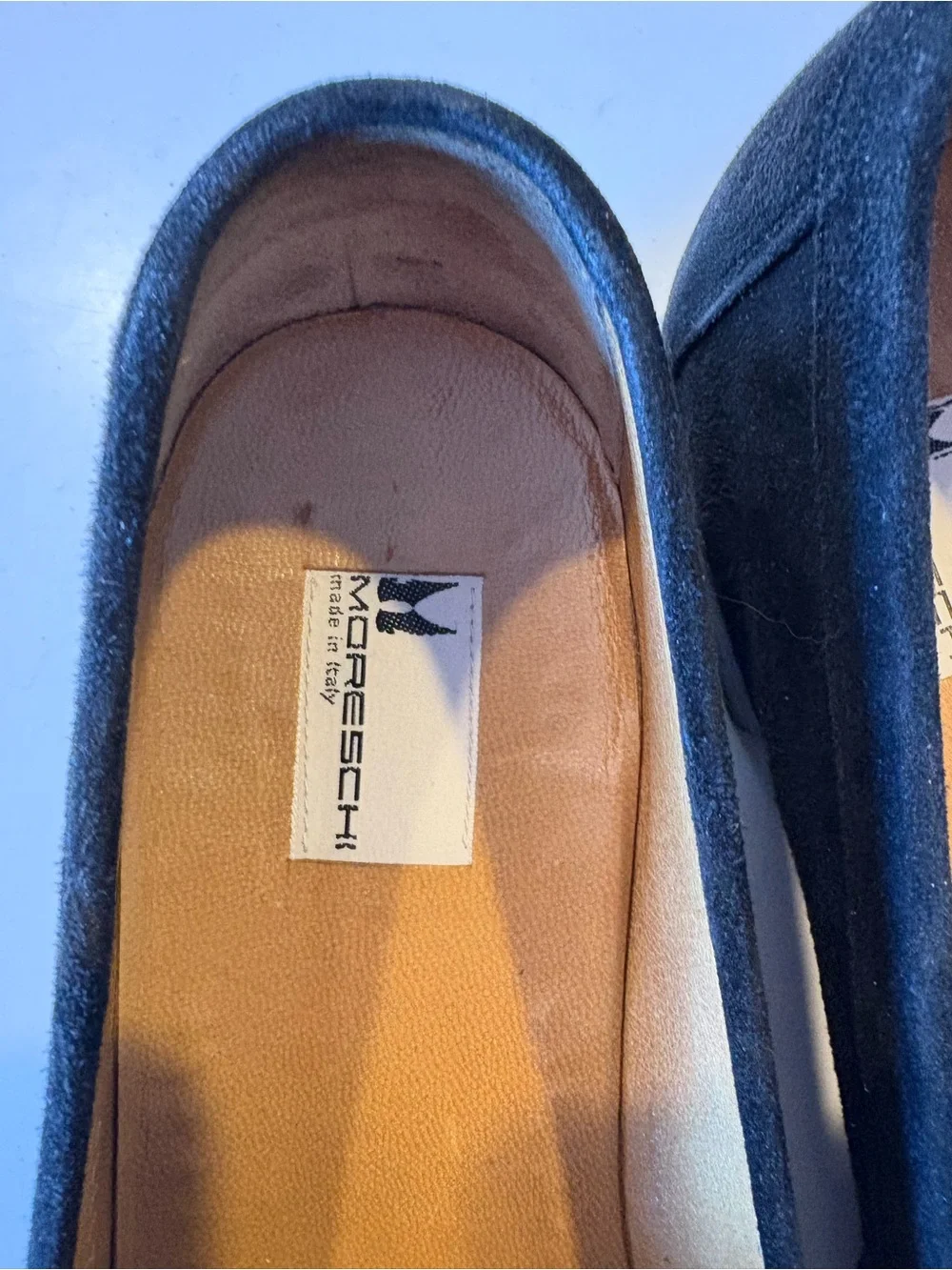 Moreschi ||‎ Italian Suede Horsebit Loafers Bit Black Gold 11.5